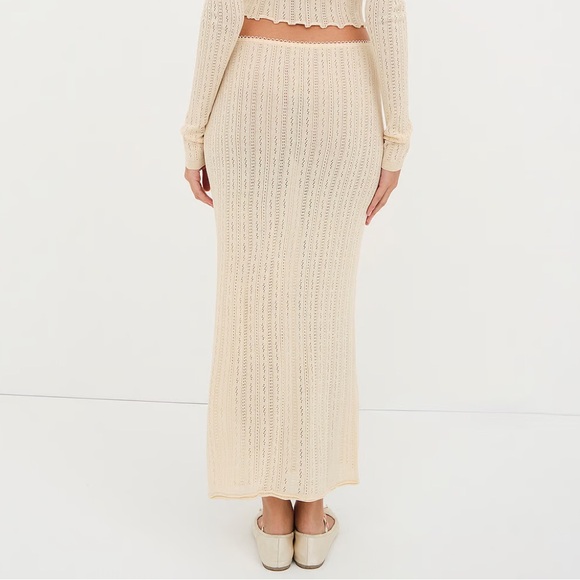 For love and lemons pointelle knit maxi skirt - Picture 3 of 5